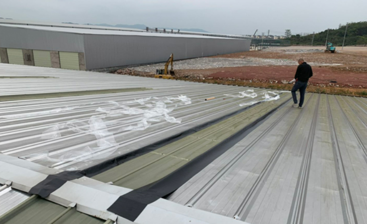 茂南厂房屋面防水维修案例